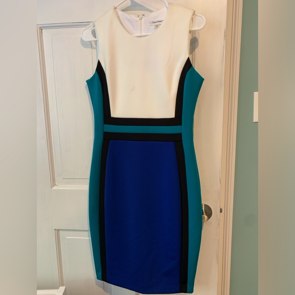 Calvin Klein Colorblock Dress